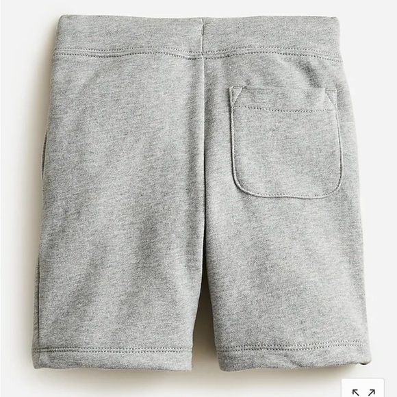 J crew kids terry sweatshorts heather grey - Picture 3 of 4
